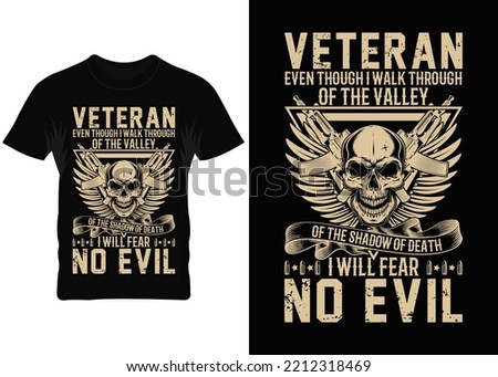Veteran even though i walk through of the valley 