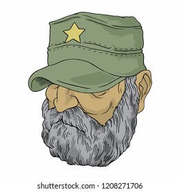 veteran head vector