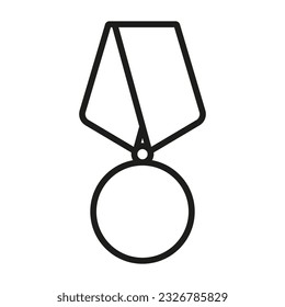 Veteran icon. Thin linear veteran outline icon isolated on white background from army and war collection. Line vector sign, symbol for web and mobile