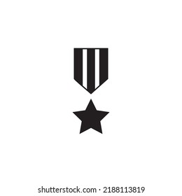 Veteran icon vector. Trendy flat veteran icon from army and war collection isolated on white background.