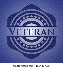 Veteran jean background. Vector Illustration. Detailed.