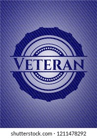 Veteran with jean texture