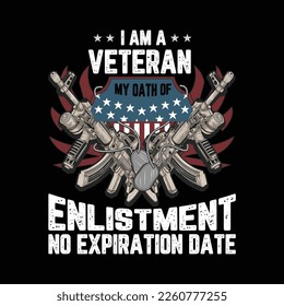 I am A Veteran My Oath Has No Expiration Men's Veteran