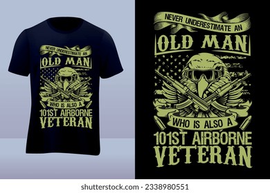 Veteran premium vector t-shirt design
