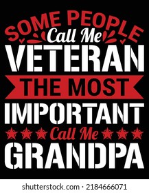 Veteran Quotes T-shirt Design Vector