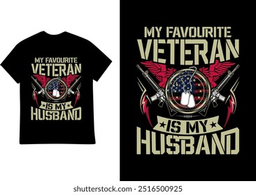 VETERAN T SHIRT DESIGN ILLUSTRATION