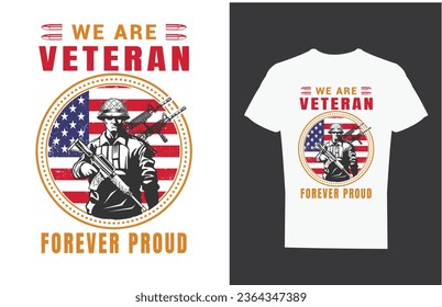 veteran t shirt design and vector