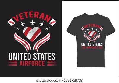 veteran t shirt design and vector