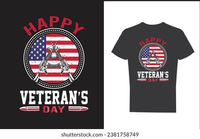 diseño y vector de camisetas veteranas