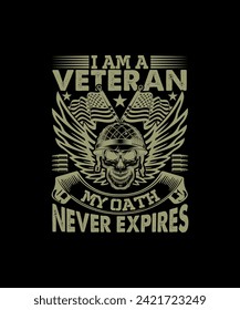 Diseño de camisetas veteranas, diseño de camisetas veteranas