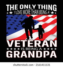 Veteran T-Shirt Design EPS  Vector File