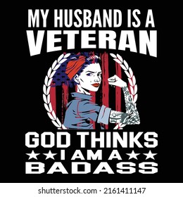 Veteran T-Shirt Design EPS  Vector File