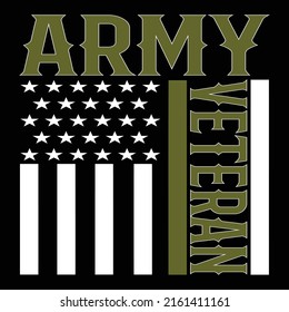 Veteran T-Shirt Design EPS  Vector File