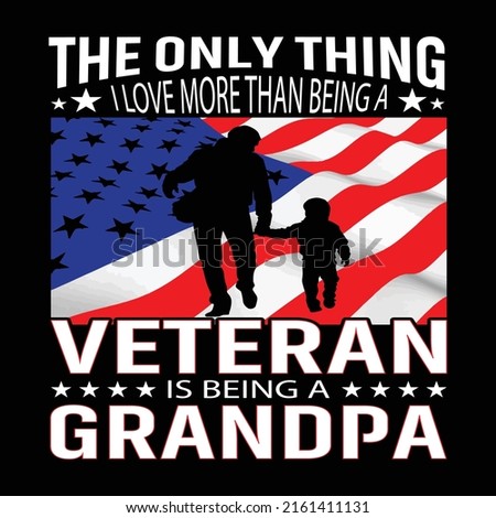 Veteran T-Shirt Design EPS  Vector File