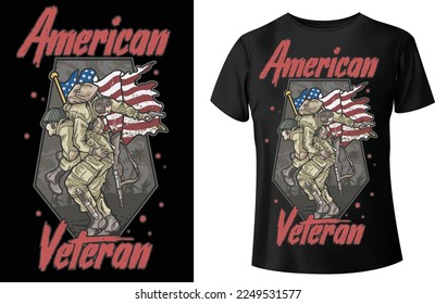 
Veteran T-Shirt Design.

Premium Vector 