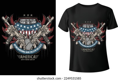 
Veteran T-Shirt Design.

Premium Vector 