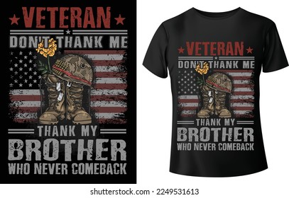 
Veteran T-Shirt Design.

Premium Vector 