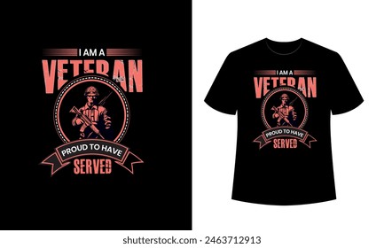 Veteran T-Shirt Design, US ARMY T Shirt Design, T- Shirt Design, Vector T- Shirt Design