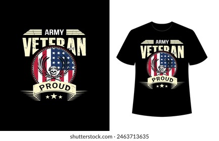 Veteran T-Shirt Design, US ARMY T Shirt Design, T- Shirt Design, Vector T- Shirt Design