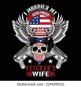 veteran t-shirt design and vector