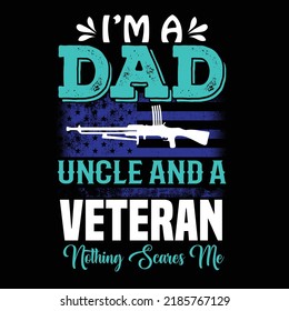 VETERAN TYPOGRAPHY AND T SHIRT DESIGN