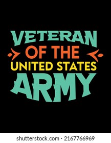 a veteran of the united states army t-shirt design veteran t-shirt lover