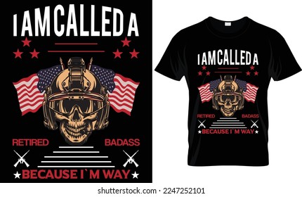 VETERAN USA ARMY T SHIRT DESIGN