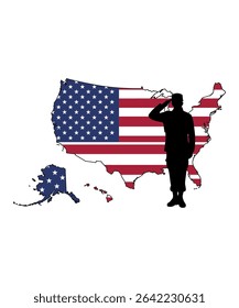 veteran vector graphic illustration graphic