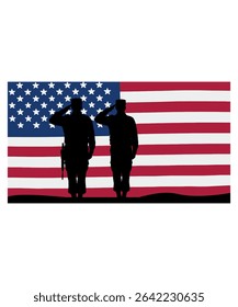 veteran vector graphic illustration graphic