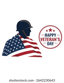 veteran vector graphic illustration graphic