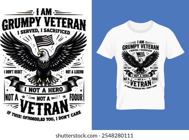 veterano, vetor, camiseta, design, patriótico, militar, soldado, exército, EUA, guerra, herói, liberdade, independência, honra, serviço, guerreiro, vestuário, gráfico, impressão, ilustração, América, tropas, combate, tr