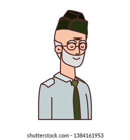 veteran war old man avatar character