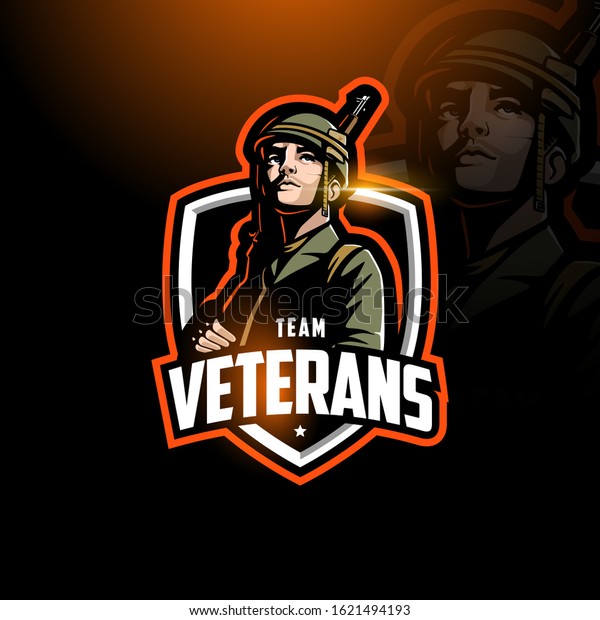 Veteran Ww2 Soldier Holding M1 Garand Stock Vector (Royalty Free ...