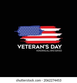 veteran's day abstract background vector design