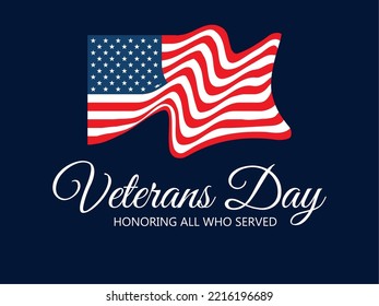 veterans day, american celebration card