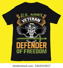Veterans day awesome t-shirt design 