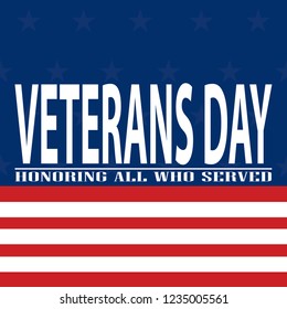 Veterans day background