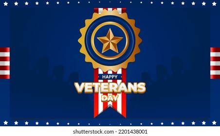 veterans day background design  vector