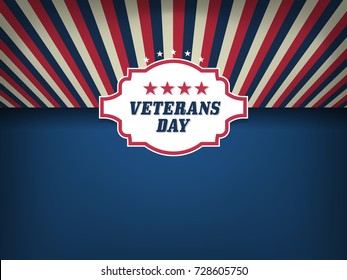 Veterans day background. Honoring all who served. November 11