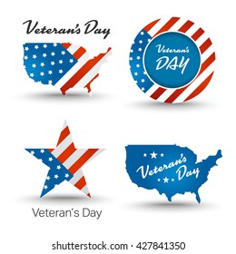 Veterans day badges