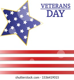 Veterans Day banner honoring all who served