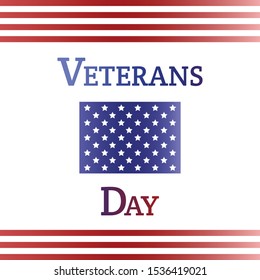 Veterans Day banner honoring all who served