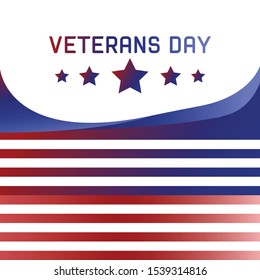Veterans Day banner honoring all who served