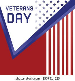 Veterans Day banner honoring all who served