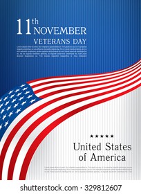 Veterans day. Brochure design templates