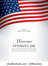 Veterans day. Brochure design templates