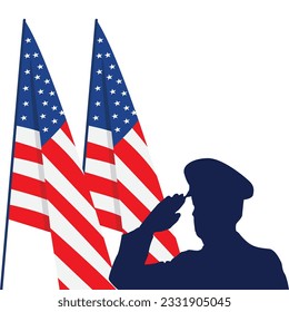 Veterans day celebrations design template