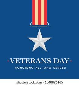 Veterans Day design, creative and simple