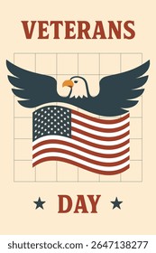 elemento de design do dia dos veteranos