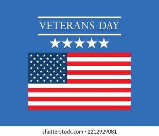 veterans day event card, design